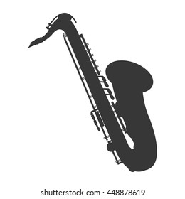 detailed saxophone icon