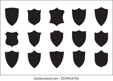 Detailed Shield Logo Vector Stock Designs

