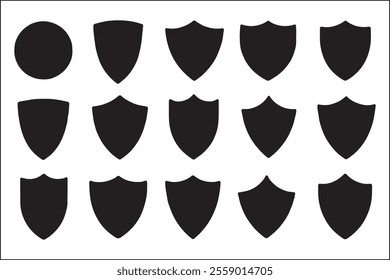 Detailed Shield Logo Vector Stock Designs
