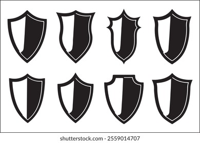 Detailed Shield Logo Vector Stock Designs
