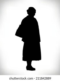 https://image.shutterstock.com/image-vector/detailed-silhouette-old-woman-bag-260nw-211842889.jpg