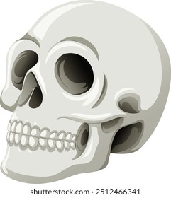 Detailed skull illustration with cultural significance