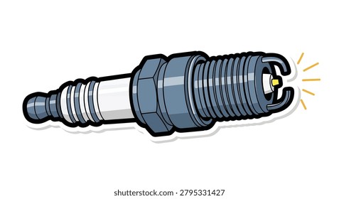 Detailed spark plug for engine