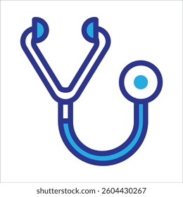A detailed stethoscope illustration, ideal for healthcare and medical projects.