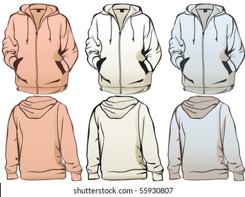 5,329 Gray hoodie template Images, Stock Photos & Vectors | Shutterstock