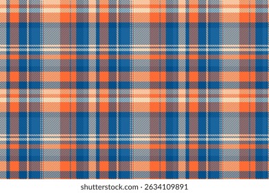 Detailed textile pattern featuring a traditional tartan design. Ideal for backgrounds, fabric design, and classic Scottish themes. Warm, inviting colors.