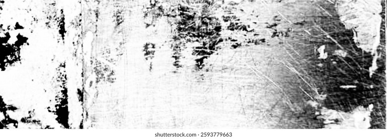 Detailed texture of a shabby wall exhibiting scratches and abrasions with a distinctive halftone effect, creating a visually intriguing background