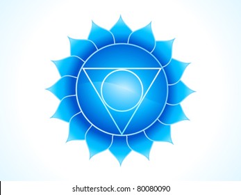 Detailed Throat Chakra Vector Illustration Stock Vector (Royalty Free ...