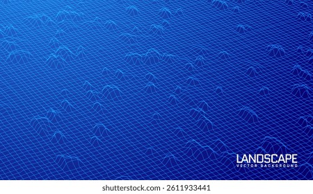 Detailed topographic map with contour elevation lines showcasing natural terrain relief. Vector landscape illustration ideal for geographic visualization and cartographic design.