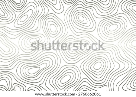 A detailed topographic map pattern featuring wavy lines in shades of brown on a pure white background, creating a unique and visually appealing design
