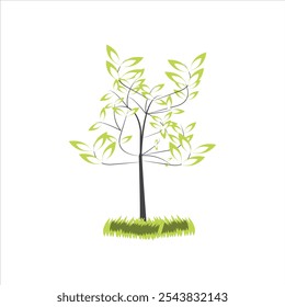 Detailed tree vector collection -eps