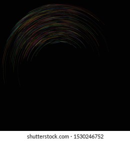Detailed twirl, spiral element. Whirlpool, whirligig effect. Circular, rotating burst lines. Whirl radial spokes. Coil, twirl abstract shape
