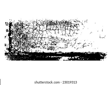 Detailed vector grunge corner.