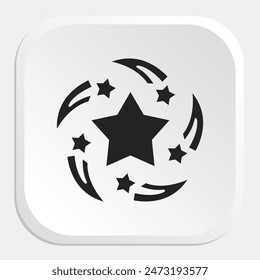 Icono de Vector detallado con el emblemático patrón de estrellas y rayas, que simboliza la bandera estadounidense. Ideal para su uso en diseños patrióticos, celebraciones del Día de la Independencia y fiestas nacionales.