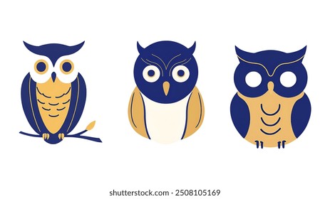 A detailed vector icon of an owl, symbolizing wisdom and mystery. Perfect for educational, wildlife, and nature-themed projects, this icon is ideal for logos, apps, and branding that require a touch 