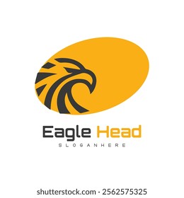 Detailed vector illustration of an eagle head with a fierce and determined expression.
