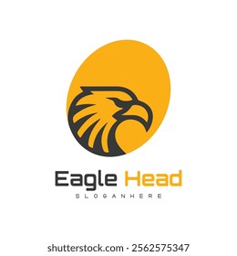 Detailed vector illustration of an eagle head with a fierce and determined expression.
