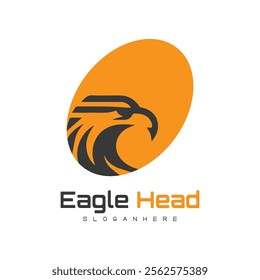 Detailed vector illustration of an eagle head with a fierce and determined expression.
