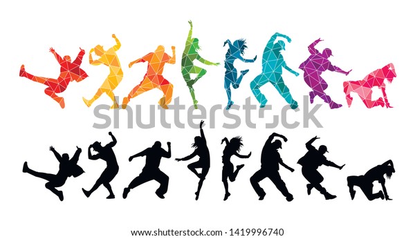 Descubra Esplendidas Siluetas Vectoriales De Baile Expresivo Imagenes De Stock En Hd Y Millones De Otras Fotos Ilustraciones Y Vectores En Stock Libres De Regalias En La Coleccion De Shutterstock Se Agregan Miles De Imagenes Nuevas De Alta Calidad