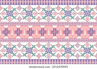Detailed Vector Illustration for Textile Print Design 