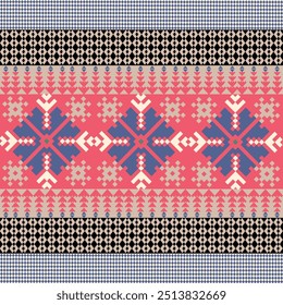 Detailed Vector Illustration for Textile Print