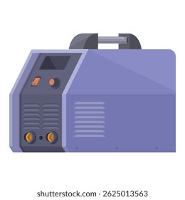 Imagem vetorial detalhada de um gerador de energia industrial contemporâneo