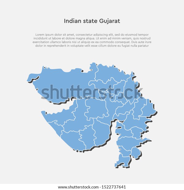 Detailed Vector India Country Outline Border Stock Vector (Royalty Free ...