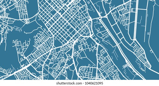 New York City Vector Map Stock Vector (Royalty Free) 581711860