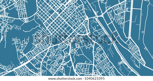 Detailed Vector Map Chisinau Scale 130 Stock Vector (Royalty Free ...