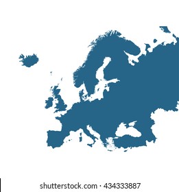 Europe Map Stock Vector (Royalty Free) 17245222 | Shutterstock