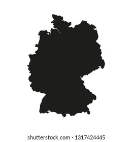 Detailed vector map - Germany