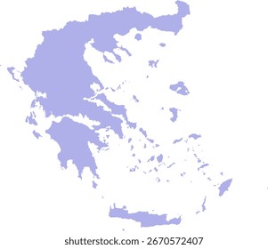 Detailed vector map of Greece, including its regions, provinces, and islands. Perfect for projects on Greek geography, travel, politics, and demographic data visualization, optimized for clear use