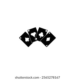 A detailed vector playing card icon, perfect for game design, casino branding, entertainment visuals, and card game apps.