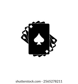 A detailed vector playing card icon, perfect for game design, casino branding, entertainment visuals, and card game apps.