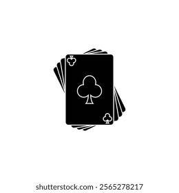 A detailed vector playing card icon, perfect for game design, casino branding, entertainment visuals, and card game apps.