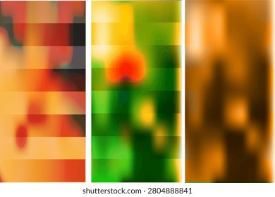 Detailed vertical textures showing soft bokeh effects colorful transitions and artistic blurred compositions for creative projects and digital backgrounds.