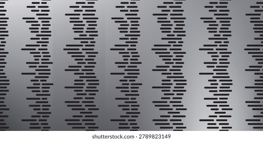Detailed view of a metallic surface featuring vertical repetitive pattern