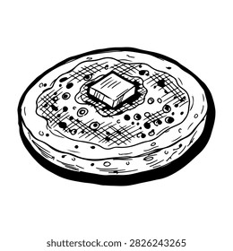 Detailed view of a microchip mounted on a circuit board showcasing electronic components and intricate circuitry design.