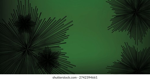 Detailed view of sharp pine needles, creating a natural, textured pattern against a soft green backdrop.