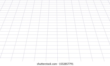 Detailed wireframe landscape. Abstract grid. 3D frame.