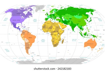 Detailed World Map