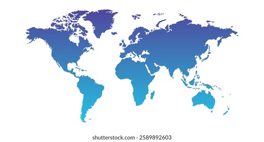 Detailed world map image, perfect for travel blogs, business presentations, educational materials, and design projects. Enhance your content with this high-quality visual. Navy on white background.