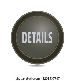 Detailes vector button, web design element