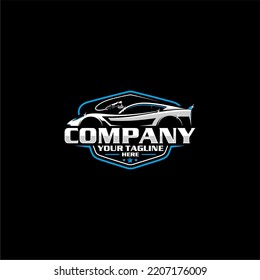 detailing car logo and car wash logo