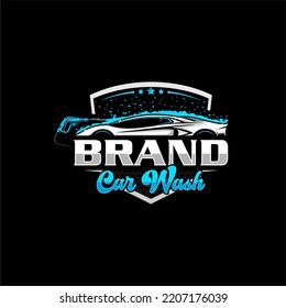 detailing car logo and car wash logo
