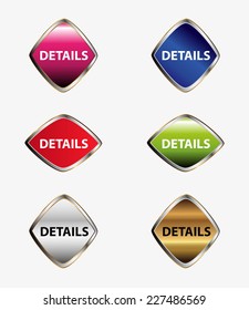 Details button or information sign 