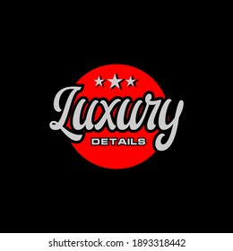 details car logo design creative idea 