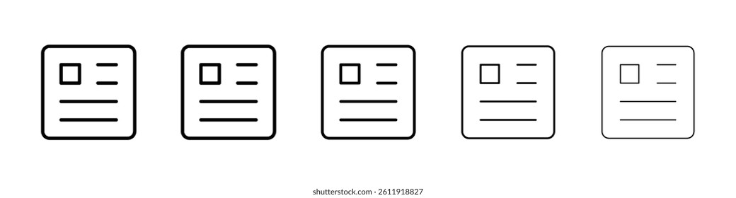 Details icon Vector logo sign