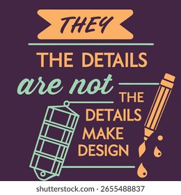 Los detalles hacen que el diseño creativo de la camiseta de cita