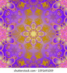  Details of the oriental pattern create a composition of a beautiful combination of colors.
 

